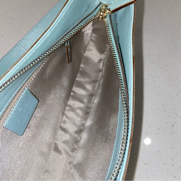 Blue Gucci Shoulder Bag Flawed* - Picture 12 of 15